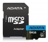 Карта памяти Micro Secure Digital XC/10  64Gb A-DATA Premier