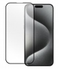 Защитное стекло PERO для Apple iPhone 15 Pro Max (полноклеевое, чёрная рамка)
