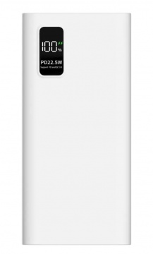 Портативная зарядка PERO PB06 20K PD POWER BANK Белый