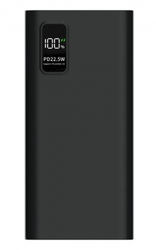 Портативная зарядка PERO PB07 30K PD POWER BANK Чёрный