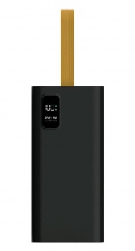 Портативная зарядка PERO PB08 40K PD POWER BANK Чёрный